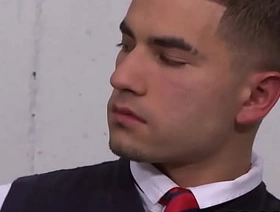 Sexy ass Brandon and Vadim get naughty after school is over