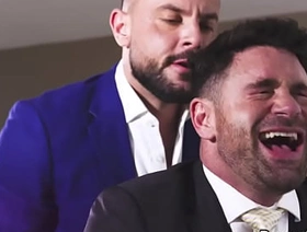 Big cock stranger anal fucks hairy realtor in the hotel room