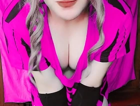 STRIPT DANCE SHOW PINKY DRESS HOT WHITE CUTE FEMBOY HOUSEWIFE CROSSDRESSER BABYSITTER TEEN MODEL YUMMY GAY MTF BOOTY SHEMALE