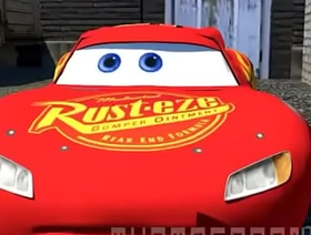 Thomas comendo o Mcqueen