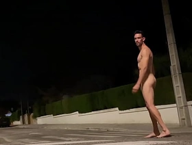 Walking nude at night around the neighborhood
