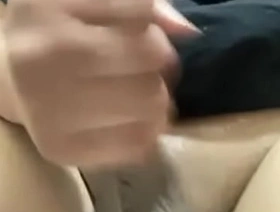 RUBBING MY SHAVED 19yr Dick