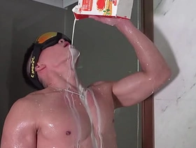 Drenched in milk! Is that how you like it when playing?