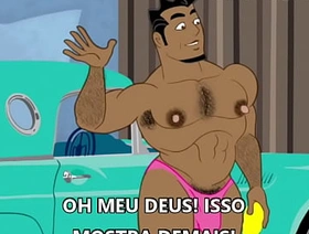 Pornô Gay em Desenho o Professor Putão