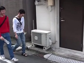Asian teen mounts cock