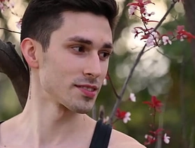 Jayden Marcos discovers a large dick top in the woods in the person of Kane Fox