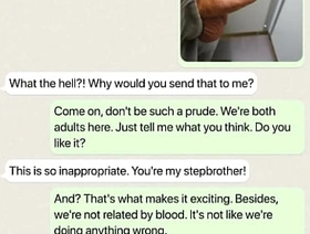 Sending a Dick Pic to My Stepsister and Waiting For Her Reaction - What will happen next? undefined AI-generated