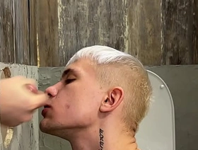 GloryHole Guy Gives Himself To Strangers And Gets Awesome Throat And Ass Fuck With Cumshots
